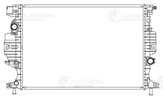 Радиатор охл. для а/м Ford Mondeo V (15-) 2.5i AT LRc1042 LRC1042 LUZAR