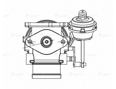 клапан EGR!\ Audi A2/A3, Skoda Fabia/Octavia, VW Golf/Polo 1.2-1.9TDi 96> LVEG 1864 LUZAR
