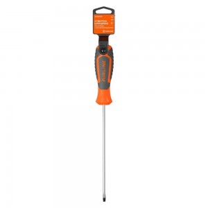 Отвертка шлицевая SL3.0x125мм с эргономичной рукояткой магнитная, пласт.подвес ( ATAW033 AIRLINE