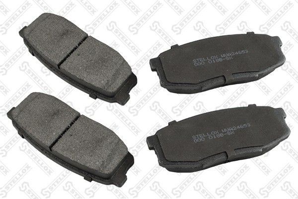 колодки диск. задн.! с антискр. пл.\ Toyota Land Cruiser 4.7/4.5D V8 08>, MG 000-018B-SX STELLOX