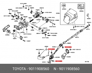 болт рулевого вала!\ Toyota 90119-08560 TOYOTA