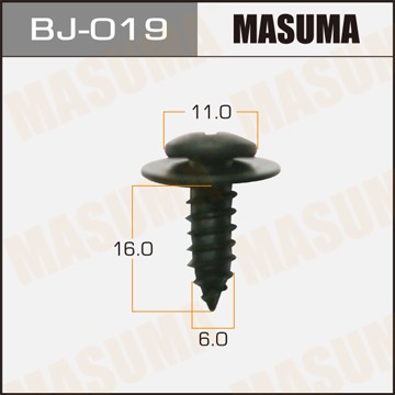 Саморез 6x16мм набор 10шт. MASUMA BJ019 MASUMA