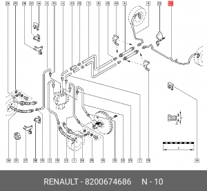 RENAULT MEGANE II (2002-2009) 8200674686 RENAULT