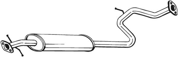 Резонатор HYUNDAI Accent (99-) BOSAL 282-055 BOSAL
