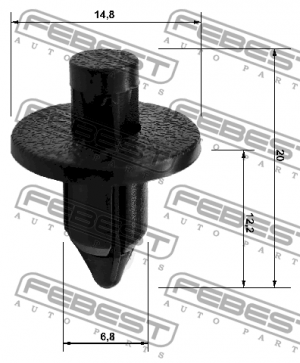 Клипса SUZUKI BALENO, GAND VITARA, LIANA 88570-039 88570-039 FEBEST