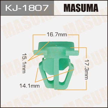 клипса!\ Honda Accord 90-94/Prelude 90-91 KJ1807 MASUMA