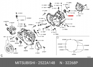 MITSUBISHI ASX (2010>)/ LANCER (CX,CY) (2007>) 2522A148 MITSUBISHI