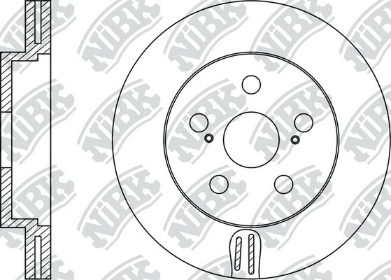 Диск тормозной TOYOTA CELICA 1999-2005 RN1142 RN1142 NIBK
