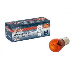 Лампа накаливания PY21W (BAU15S) (желтый) (24V) (цена за 1 шт.) 1007109 XENITE