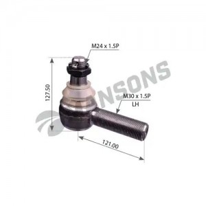 наконечник рулевой тяги !LHT M30x1.5 M24x1.5 /27 L=121 Omn MB,MAN,Volvo,Scania 700.080 MANSONS