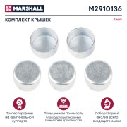 р/к дискового тормоза! (м) крышки 40x24.5мм 5шт Knorr SN6/SN7/SK7 M2910136 MARSHALL