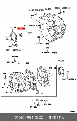 САЛЬНИК 90311-32022 90311-32022 TOYOTA