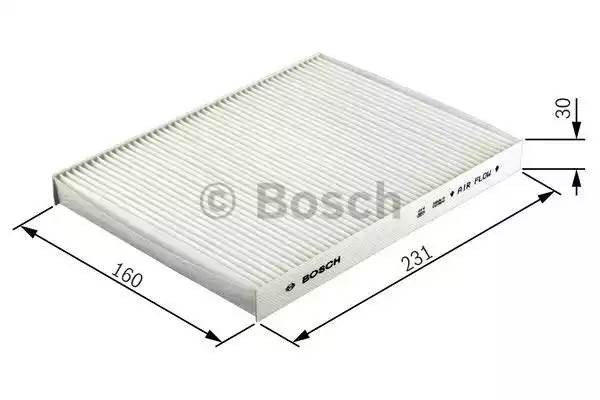 Фильтр воздушный салона RENAULT Logan (04-),Megane (96-),Clio 2 (98-),Kangoo (98 1 987 432 039 BOSCH