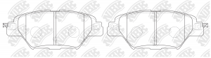 Колодки тормозные MAZDA CX-9 (17-) задние (4шт.) NIBK PN2516 NIBK