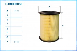 Фильтр воздушный B13CR0058 B13CR0058 CWORKS