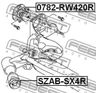 SUZUKI SX4 (2006>) 0782-RW420R FEBEST