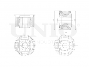 С/блок переднего подрамника RMP-20470 UNIO