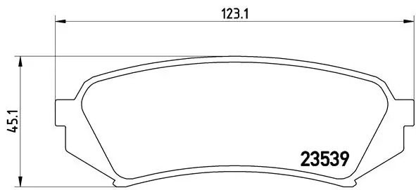 P83049 706 00=FDB1457=224549 !колодки дисковые з.\ Toyota Land Cruiser100 4.7i/4 P83049 BREMBO