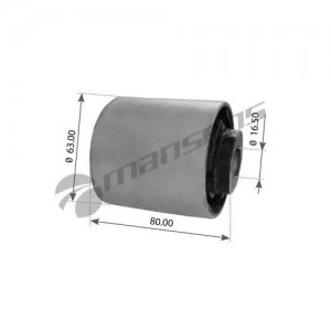 Сайлентблок кабины передний TGA 60*16*80 400554 MANSONS