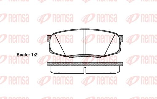1272 00 P83098 [0446660120] !колодки дисковые з.\ Toyota Land Cruiser 4.7 V8/4.5 127200 REMSA