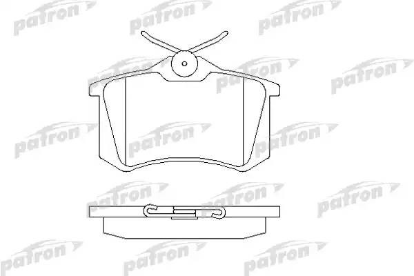 Дисковые тормозные колодки PBP1083 (GDB1196) PBP1083 PATRON