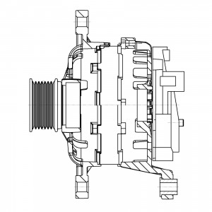 Генератор для а/м Fiat Ducato (06-)/Iveco Daily (06-) 2.3D 110A (LG 1683) LG1683 START VOLT