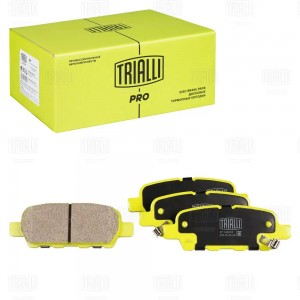 Колодки торм. для а/м Nissan Qashqai (06-)/X-Trail (07-) диск. зад. (керам.) (PF PF1404CR TRIALLI
