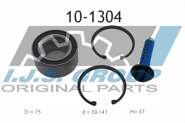 к-кт подшипника ступ. пер!\ Audi A4 1.4-1.9TDi/A6,VW Passat 95> 101304 IJS GROUP