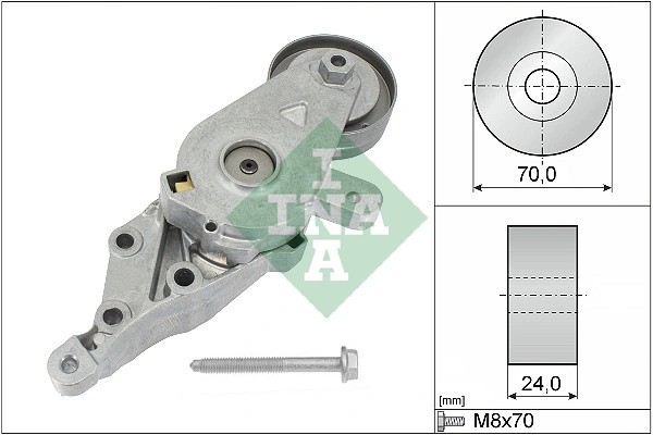 Натяжитель ремня SKODA OCTAVIA, VW GOLF IV 1.9SDI 534014030 534 0140 30 INA