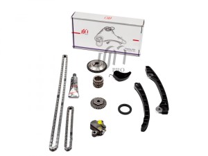 Комплект ГРМ Nissan HR16DE JUKE/NOTE/TIIDA (2 цепи, натяжители ГРМ+МН, башмак, у 30CDC044 UNITED MOTORS PRO