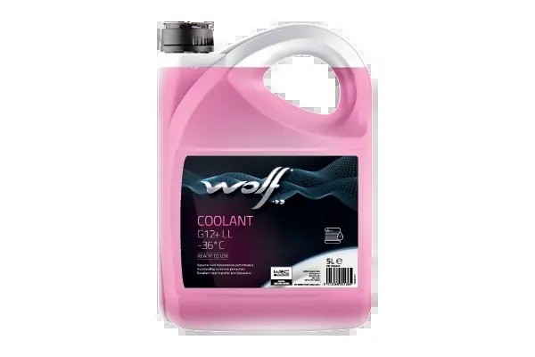 WOLF COOLANT G12+ LL -36°C 5Л G12+ AFNOR NFR 15-601 ASTM D3306, D4985 BS 6580 CU 1052660 WOLF