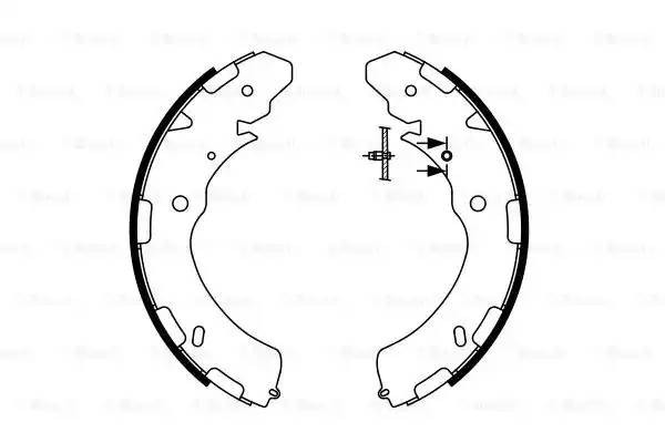 MITSUBISHI L200 (KB) (2006>) 300x50ММ 0 986 487 758 BOSCH