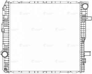 радиатор охлаждения!\ MB Atego 98>/Atego II 04> LRC 1582 LUZAR