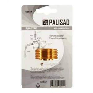 Адаптер 1" внешняя резьба латунный PALISAD 65851 PALISAD