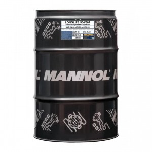 Масло моторное MANNOL Longlife 504/507 7715 5W-30 SN C3 синтетическое 208 л (VW, MN7715-DR MANNOL