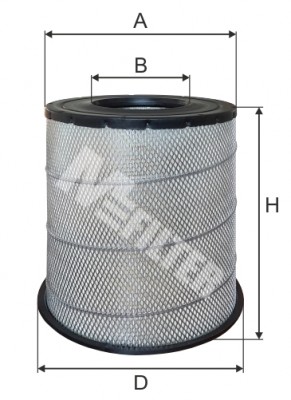 фильтр воздушный ! 414-321/150 \Volvo FH FM7/12 A579 MFILTER AUTOMOTIVE FILTERS