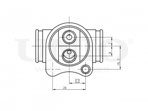 Цилиндр тормозной колесный BRC-20503 UNIO