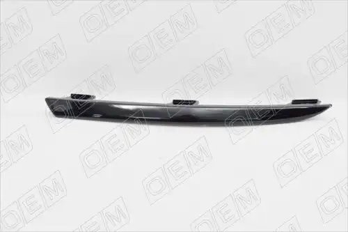 Молдинг бампера заднего правый Volkswagen Polo sedan 5 2015-2020, черный OEM1373R OEMPARTS