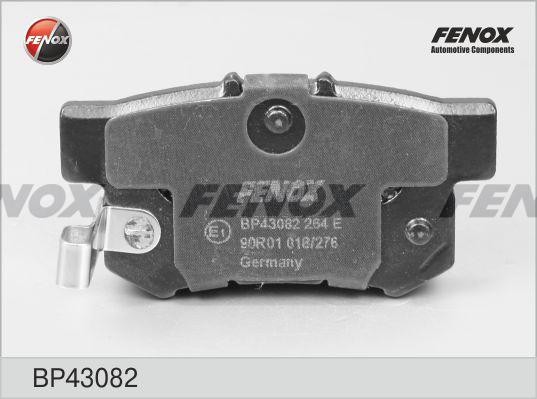 Колодки диск задние Accord VII купе 98-03, VIII 03- BP43082 BP43082 FENOX