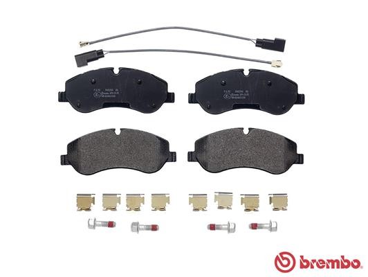 Колодки тормозные FORD Transit (14-) передние (4шт.) BREMBO P24152 BREMBO
