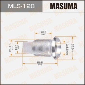 футорка колесная! M28x1.5/M19x1.5\ Mitsubishi MLS-128 MASUMA