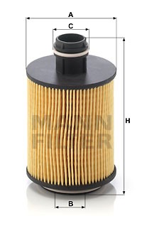 Фильтр масляный OPEL Astra J (2.0) MANN HU 7004/1 X MANN FILTER