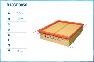 Фильтр воздушный B13CR0056 B13CR0056 CWORKS