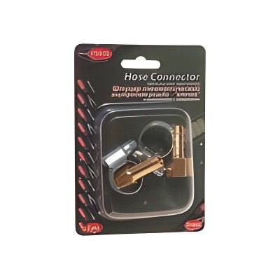 Переходник для компрессора F1/8" внутренняя резьба "елочка" 8мм с хомутами в бли RFFFH0205 ROCK FORCE