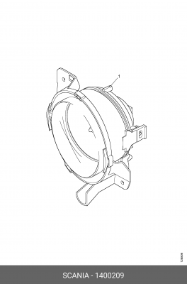 Патрон лампы 1400209 SCANIA