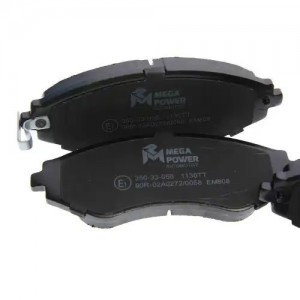 Колодки тормозные DAEWOO Nexia,Nubira CHEVROLET Lacetti (03-) передние (4шт.) ME 350-33-056 MEGA POWER