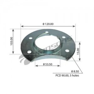 Пластина SAF вала разжимного кулака MANSONS 600.008 MANSONS