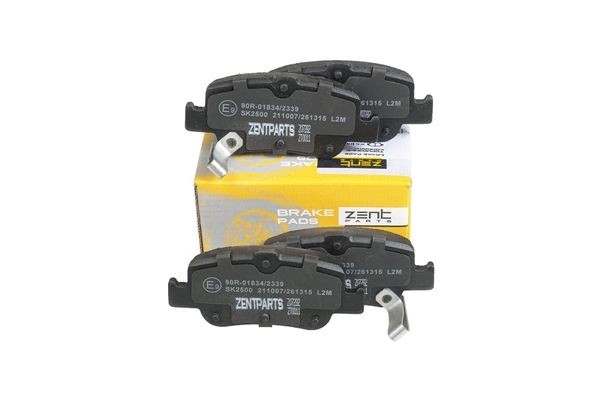 колодки дисковые задние! Toyota Auris all 07> Z07282 ZENTPARTS