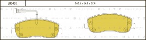 Колодки тормозные дисковые передние OPEL Movano B 11-NISSAN NV400 11- BB0450 BB0450 BLITZ