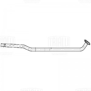 Труба приёмная для а/м Renault Logan ll (12-) 1.6i 8кл. (алюм. сталь) (ERP 1515) ERP 1515 TRIALLI